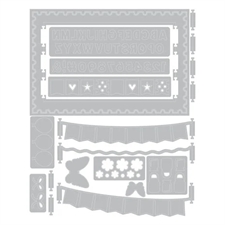 Sizzix 25th Birthday Collection - Thinlits / 49 and Market all About Banners